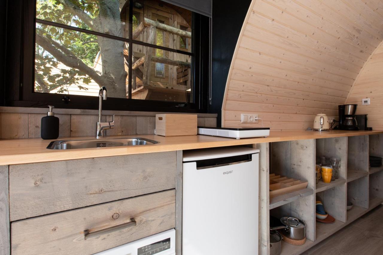 Pod Huisje Met Hottub Dokkum Bagian luar foto